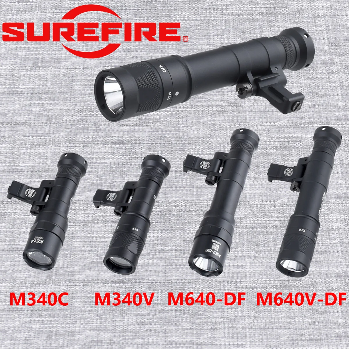 Surefire M600DF linterna táctica con interruptor remoto y Picatinny - imagen 2
