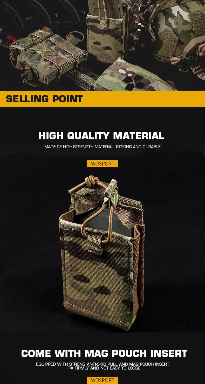 Bolsa Molle en uso táctico outdoor