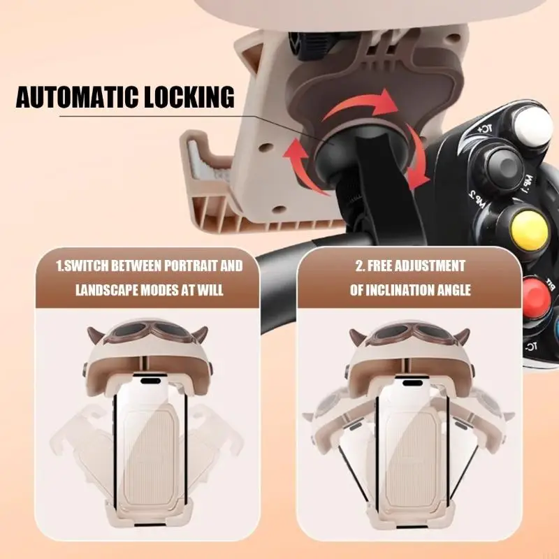 Soporte universal teléfono moto impermeable con funda lluvia - imagen 3