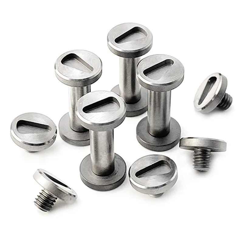 Tornillos M4 inox 416 CNC para cuchillería y remaches de bloqueo - imagen 5