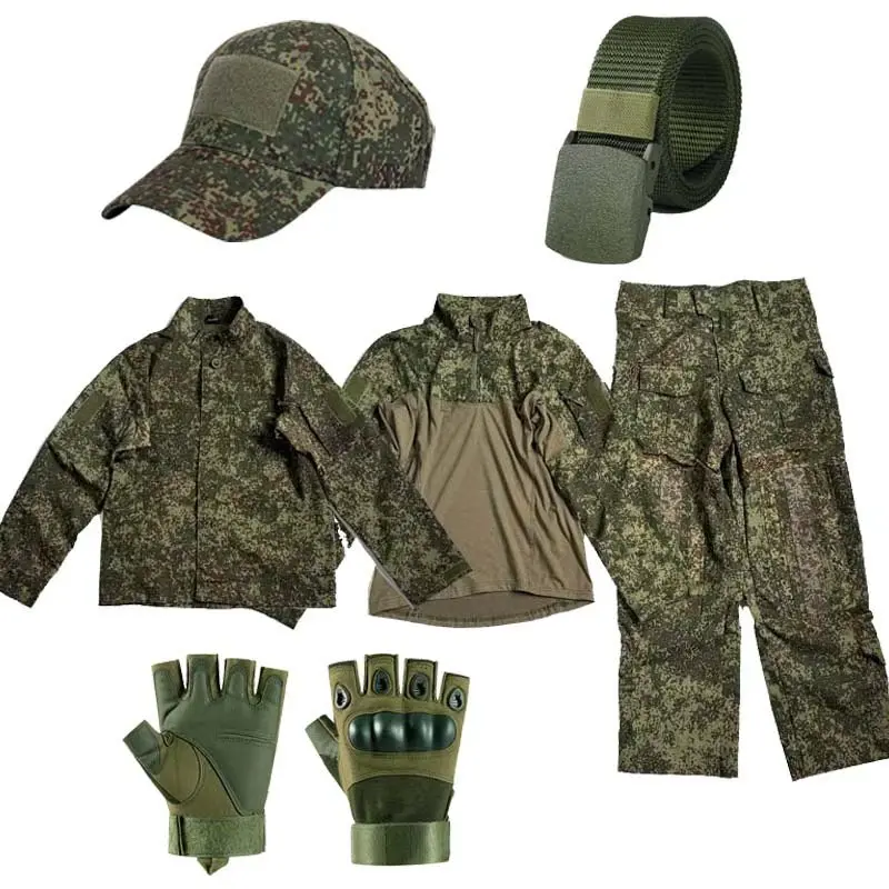 Conjunto táctico VKBO con camuflaje EMR: camisa combate y cargo