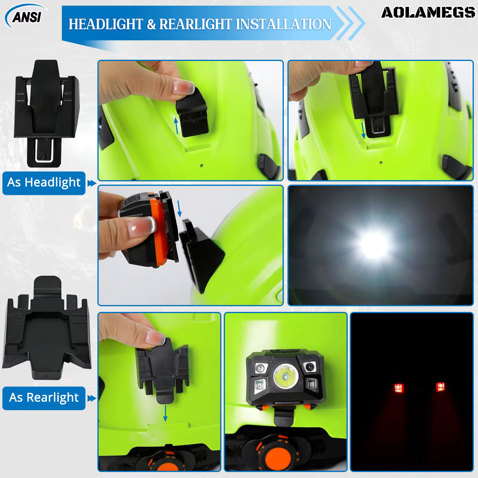Casco de seguridad CE con gafas integradas, visera y orejeras - imagen 2