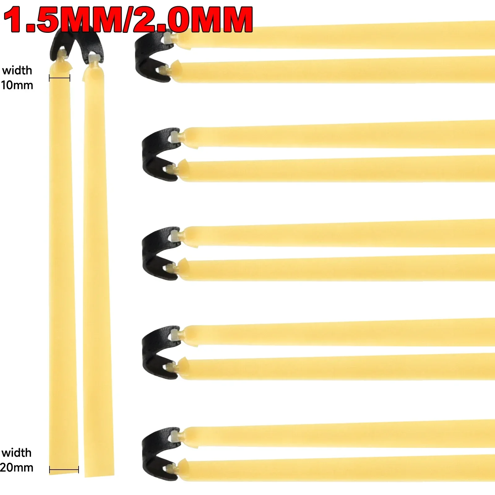 Bandas elásticas de goma para exteriores