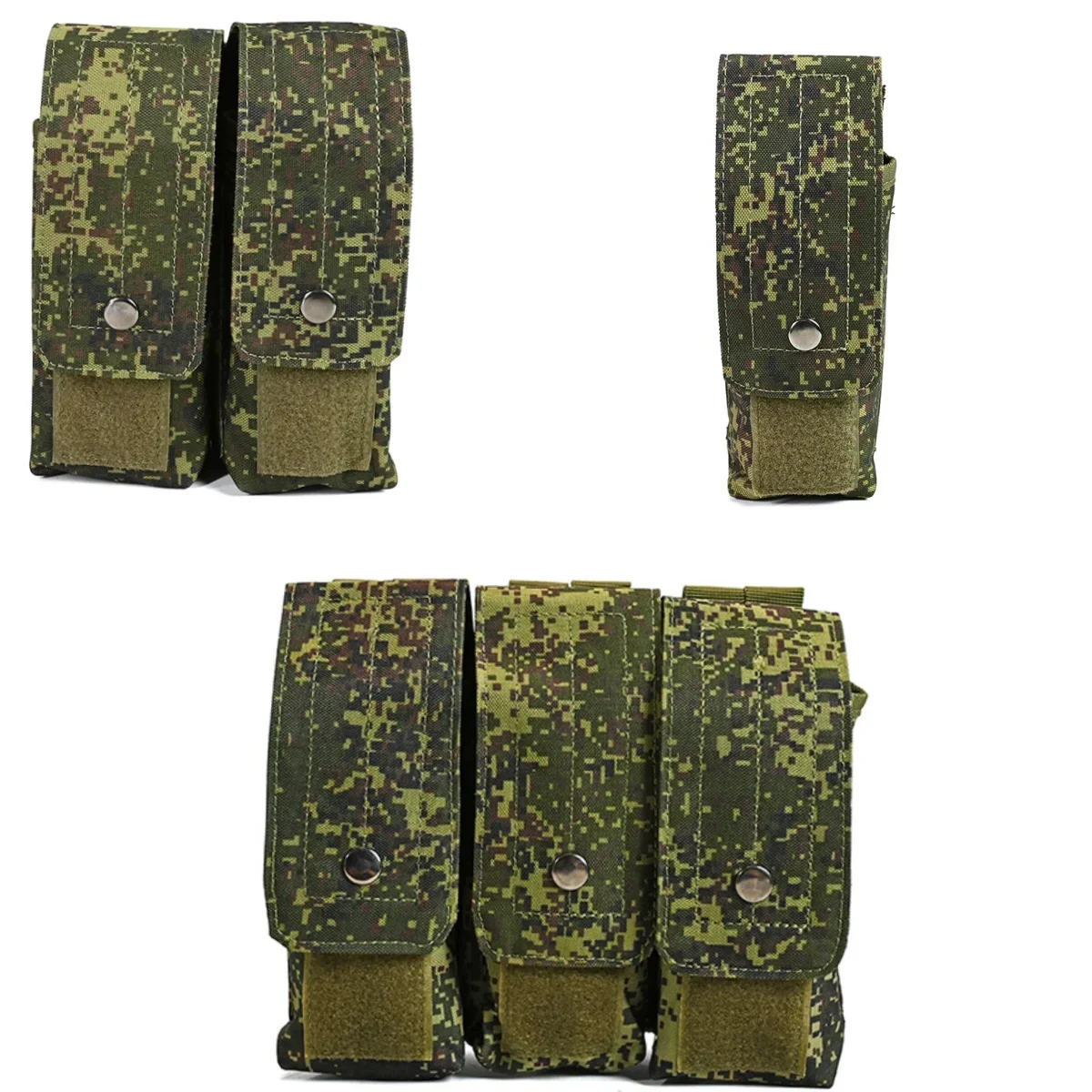 Bolsa de revista táctica MOLLE EMR camo Oxford capa reforzada - imagen 4