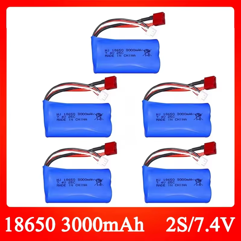 Wltoys batería Li-ion 7,4V 18650 2S para coche RC - imagen 2
