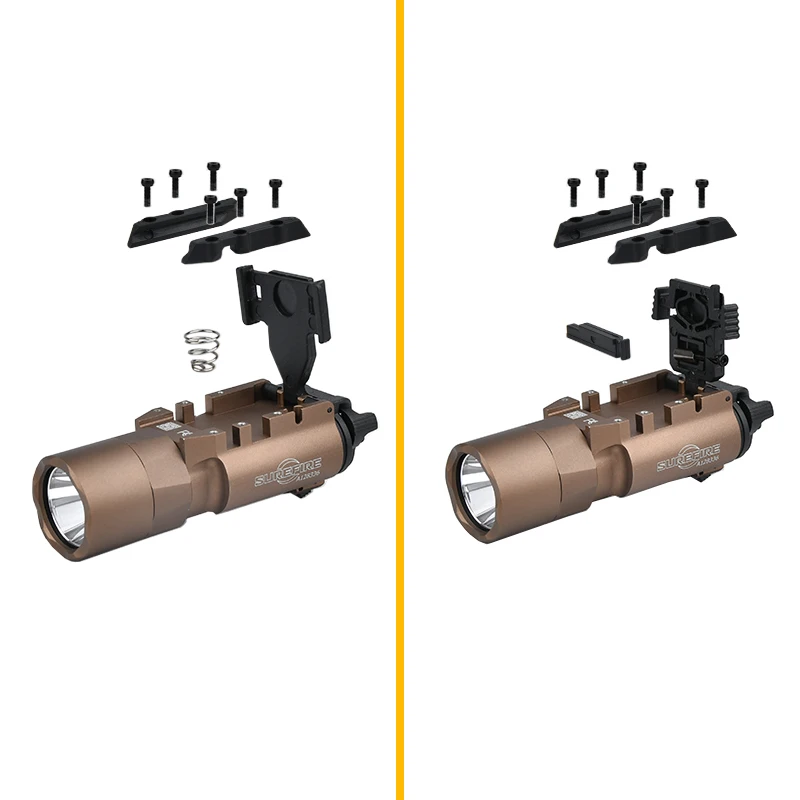 Linterna táctica Surefire X300 Ultra CNC para rail Picatinny