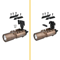 Linterna táctica Surefire X300 Ultra CNC para rail Picatinny