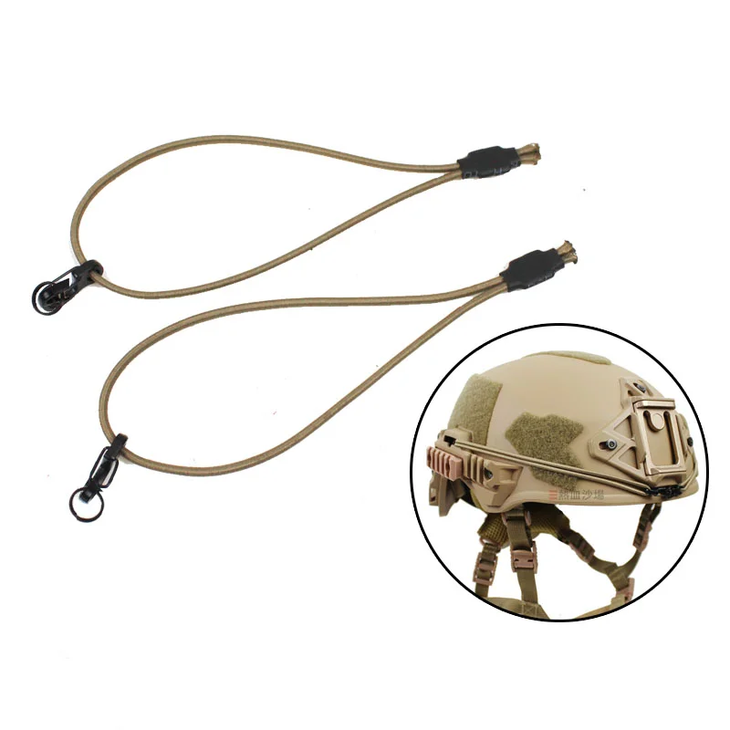 Casco táctico Wendy con cuerda antipérdida y gancho de anillo - imagen 2