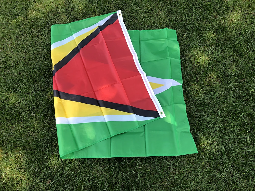 SKY FLAG Bandera colgante poliéster resistente República de Guinea - imagen 3