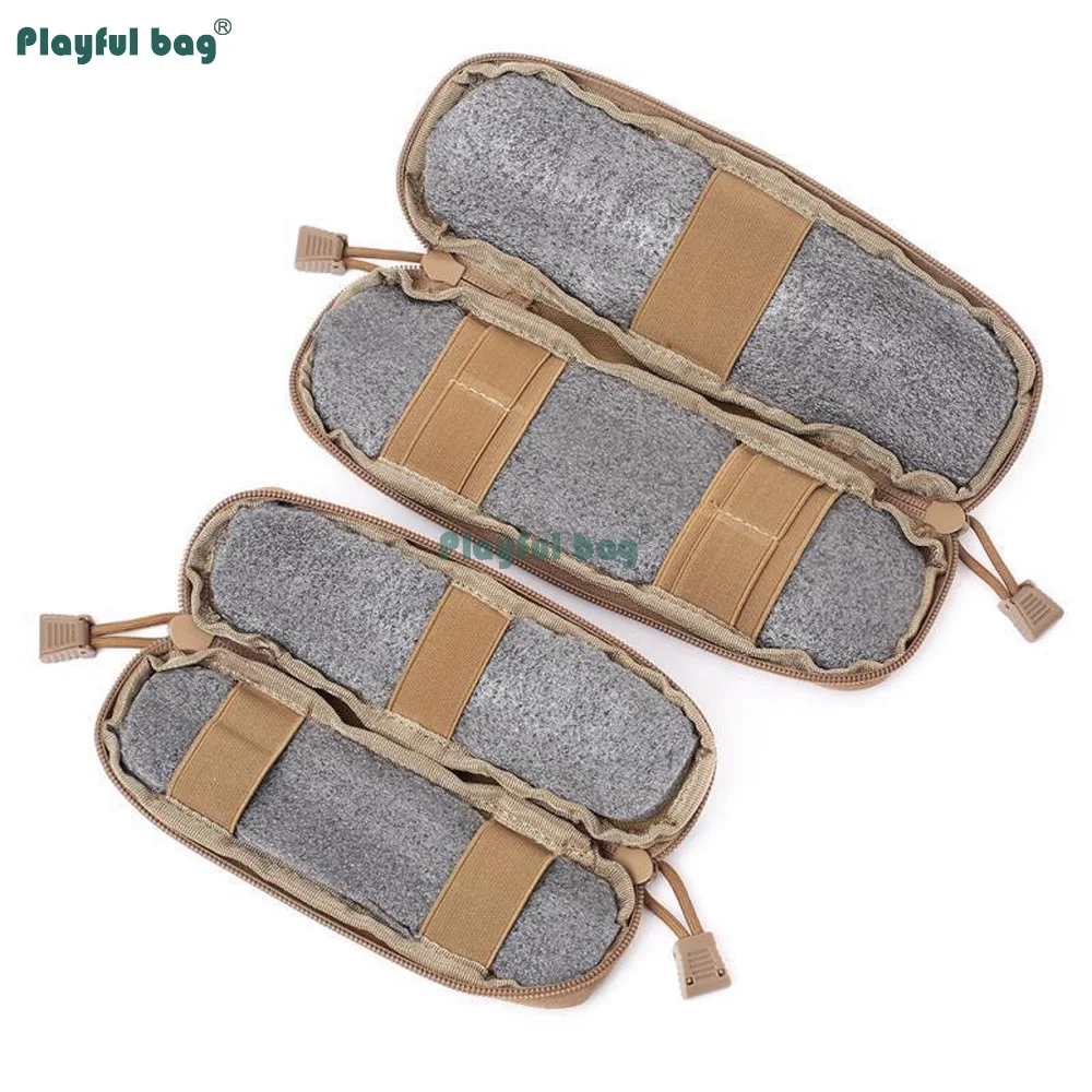 Funda cuchillo MOLLE con cremallera, bolsa táctica para hoja - imagen 4