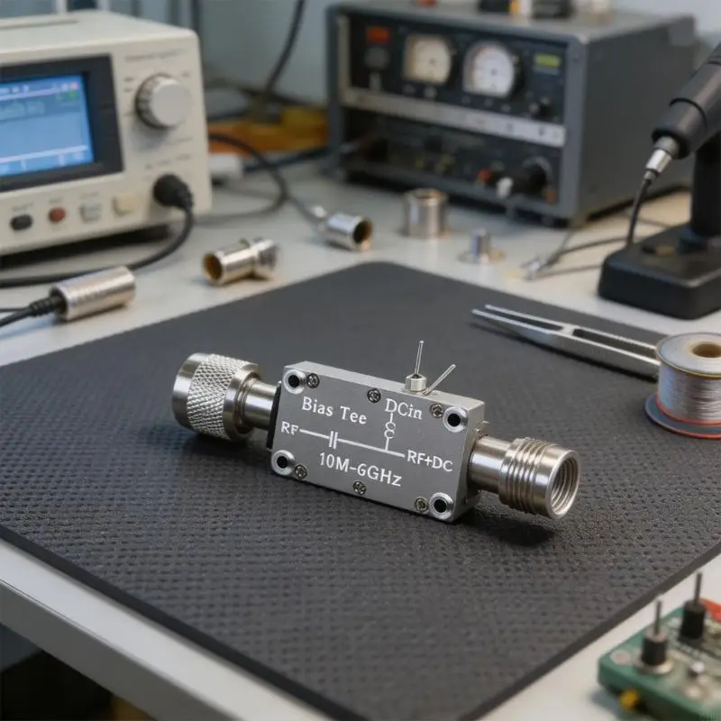 Bias Tee tipo N 10 MHz - 6 GHz inyector DC potencia con terminales
