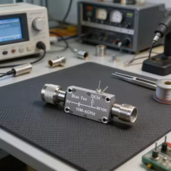 Bias Tee tipo N 10 MHz - 6 GHz inyector DC potencia con terminales