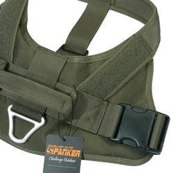 EXCELLENT Chaleco Perro Táctico con MOLLE, ajuste rápido y acolchado