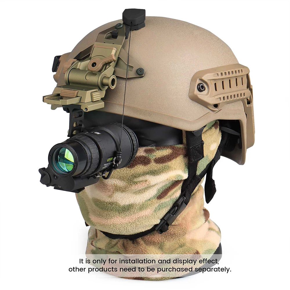 Accesorio de casco para montaje visión nocturna de ópticas - imagen 2