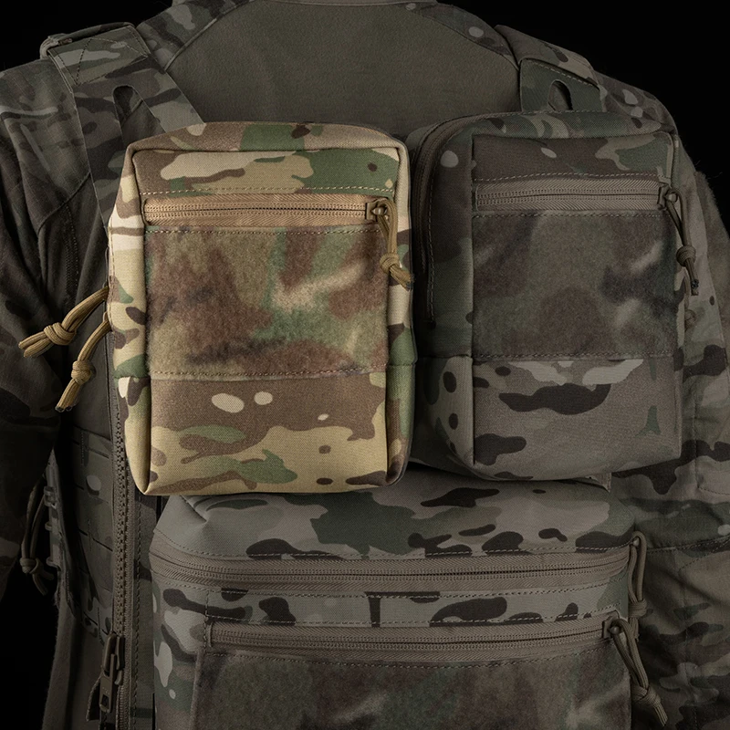 Bolsa táctica MOLLE de pecho multifunción para acampada y caza - imagen 2