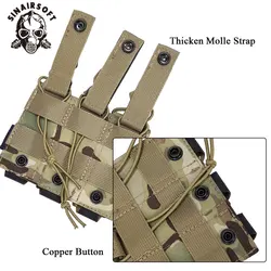 SINAIROSTF Bolsa táctica MOLLE para cargadores con cordón elástico