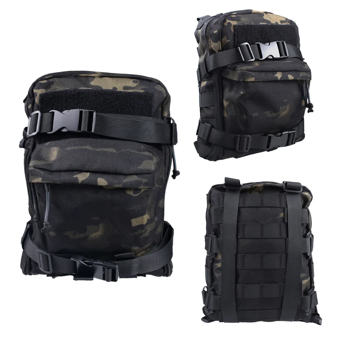 Mochila de Hidratación Táctica Camuflaje con Sistema MOLLE - imagen 2
