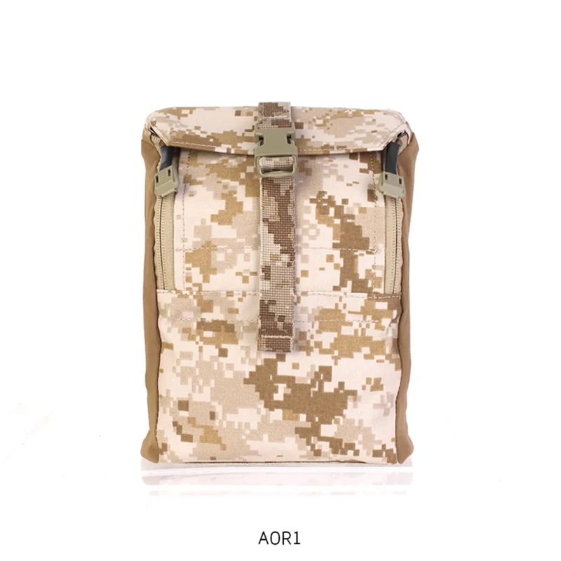 Detalle del acabado y la bolsa multiusos