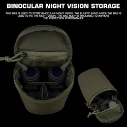 Bolsa táctica NVG con batería integrada y compatibilidad MOLLE