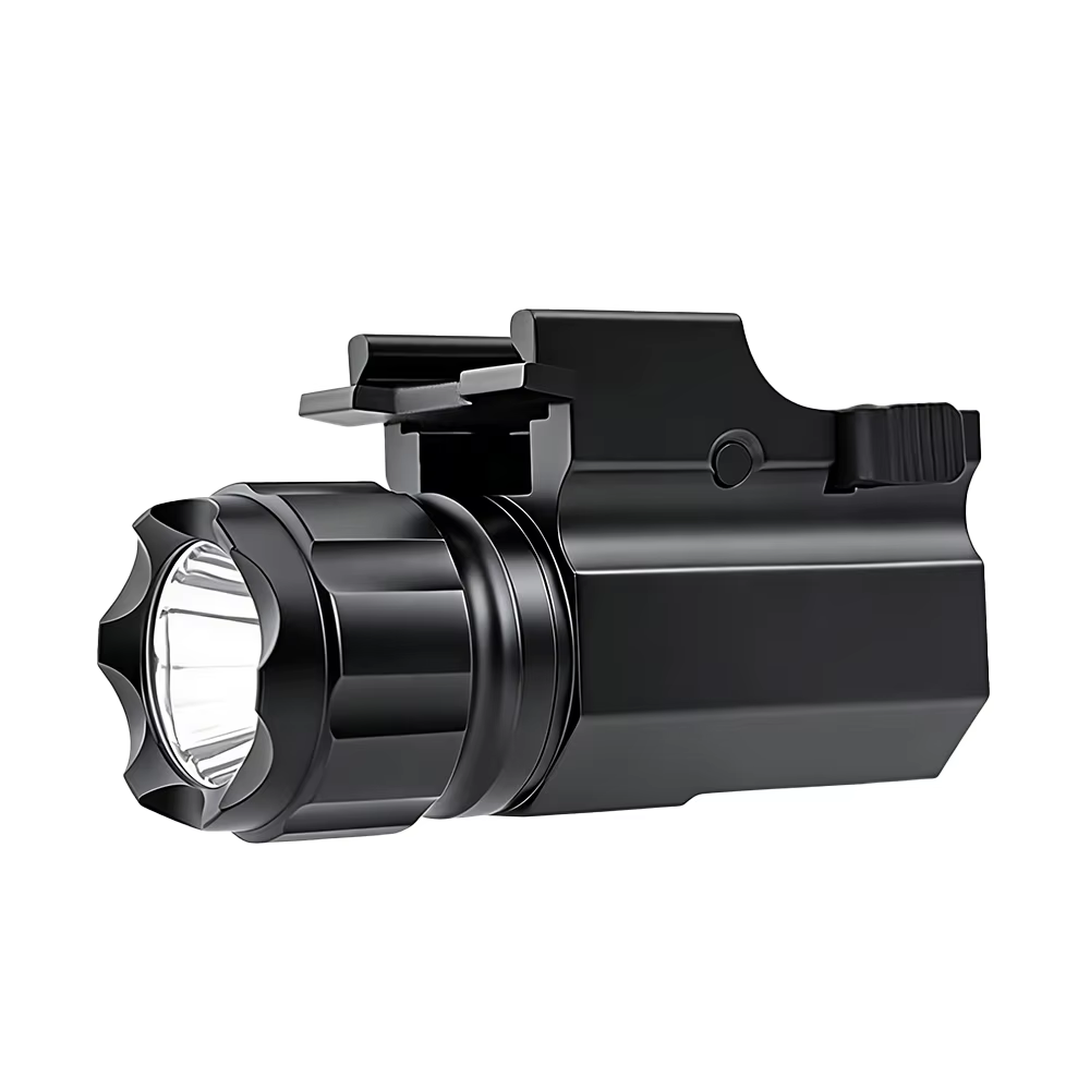 Linterna LED para arma con riel Picatinny de 20 mm