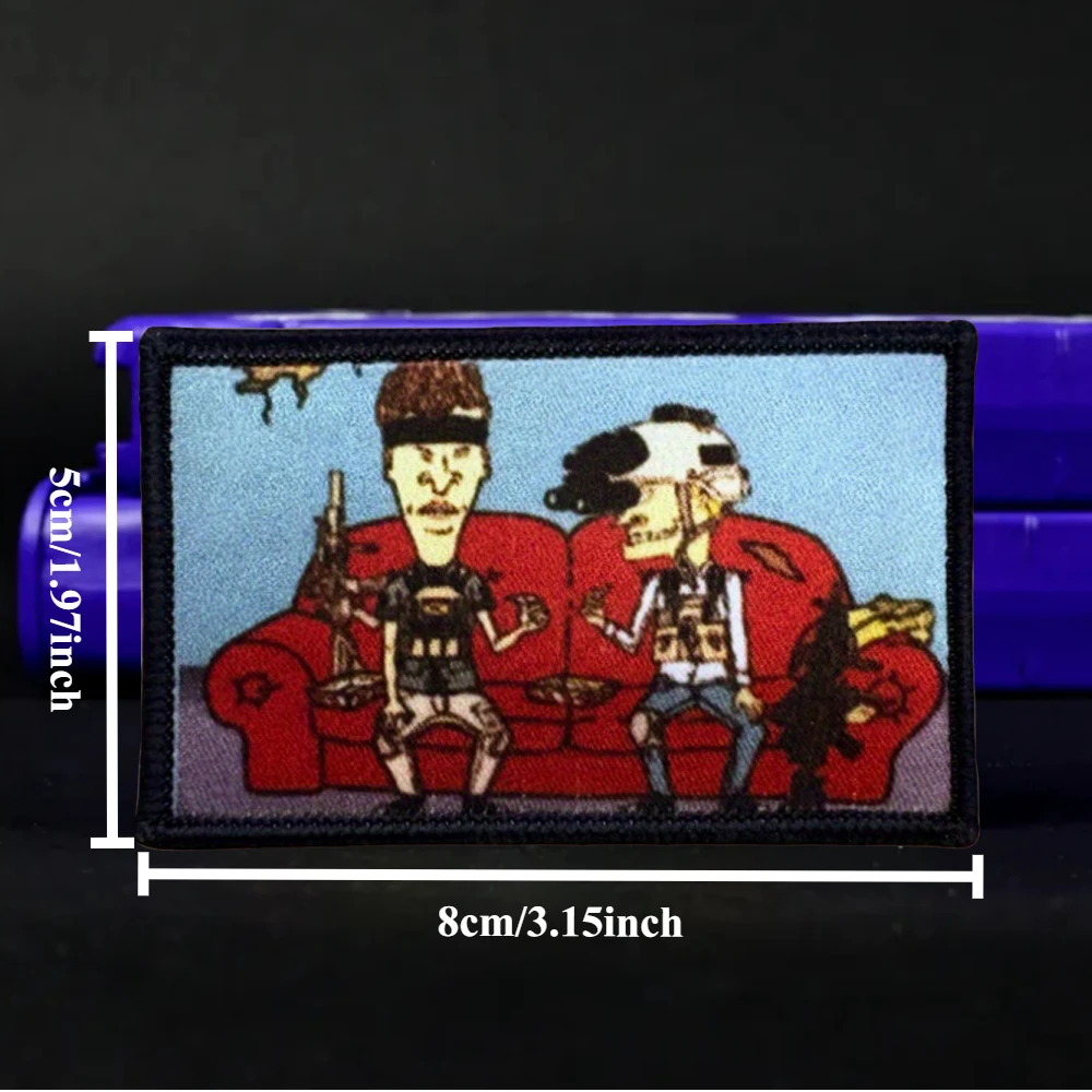 Parche morale anime militar – Velcro adhesivo para brazalete o mochila