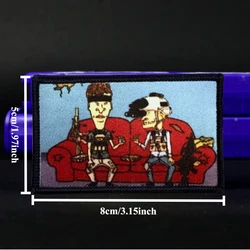 Parche morale anime militar – Velcro adhesivo para brazalete o mochila