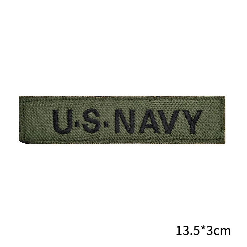 Insignia bordada estilo militar para personalización