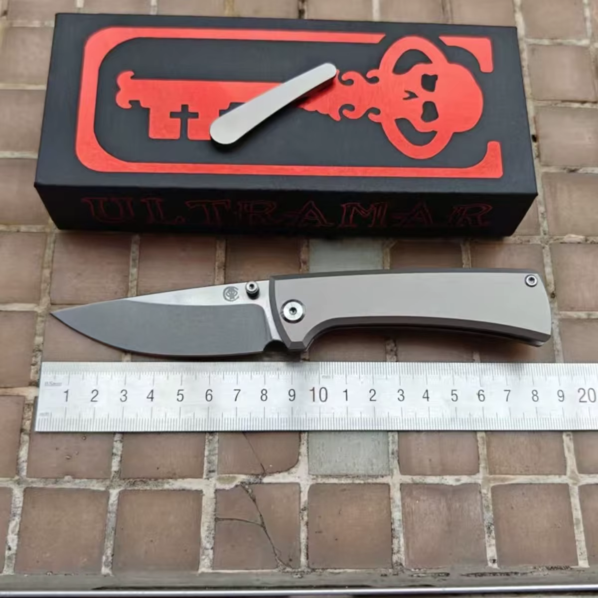 Cuchillo plegable Chaves RCK9 M390 con rodamientos cerámicos