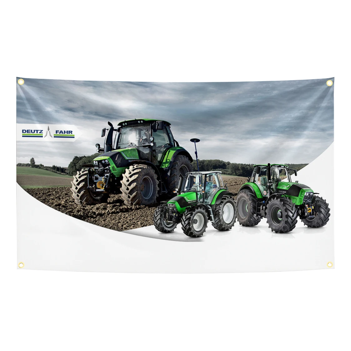 Bandera Deutz-Fahr de poliéster impresión digital para exterior - imagen 4