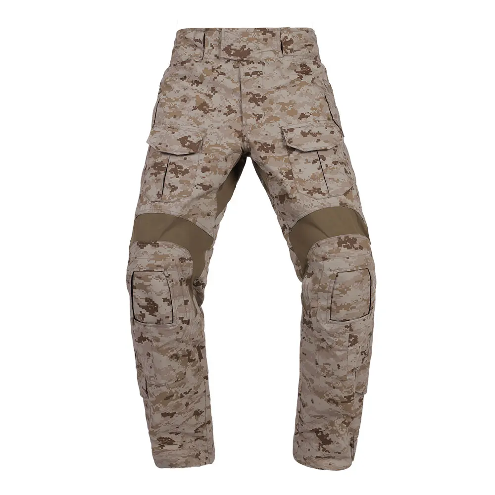 Pantalones tácticos Emersongear G3 AOR1 con rodilleras desmontables