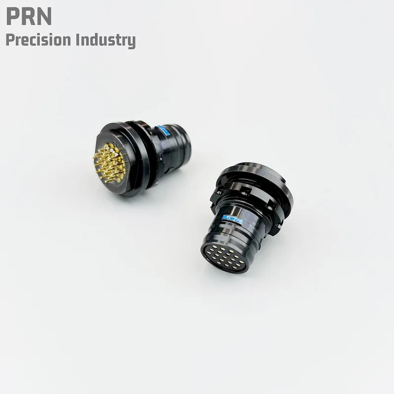 Interfaz PRC-163 de acero inoxidable con tuerca y pines - imagen 5
