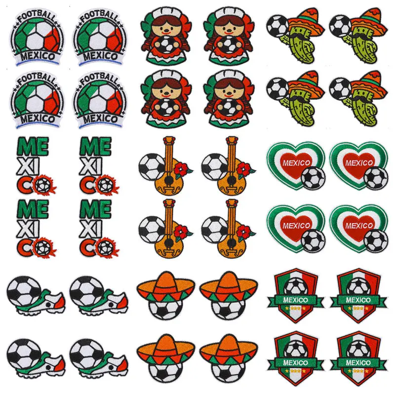 Parche termoadhesivo táctico cactus mexicano y letras para ropa - imagen 3