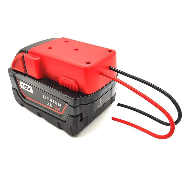 Milwaukee conector adaptador cable descarga batería 14,4V 18V 20V - imagen 4