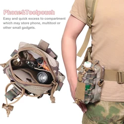 Bolsa MOLLE portabotellas y smartphone CLUSGO
