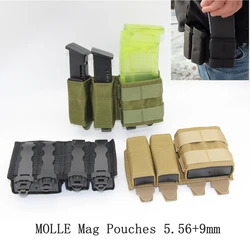 Portacargador MOLLE 5.56 liberación rápida para chaleco o cinturón