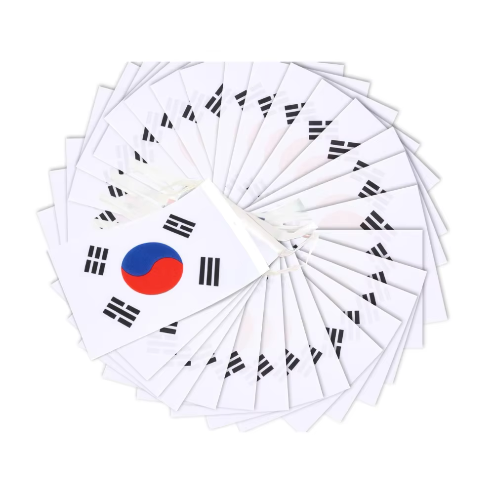 Bandera decorativa coreana poliéster exterior interior – alta calidad 14x21cm - imagen 5