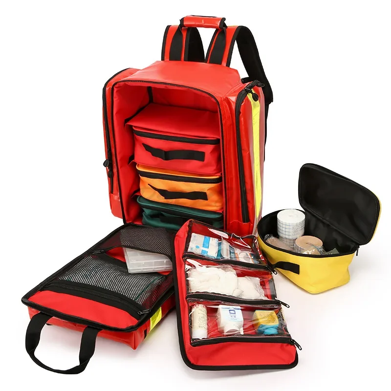 Bolsa táctica de primeros auxilios impermeable nylon PVC capacidad - imagen 5