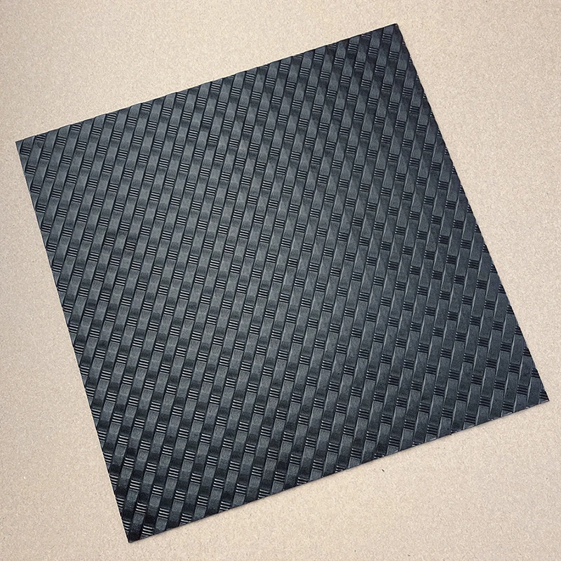 Detalle de la textura basket weave en 2mm