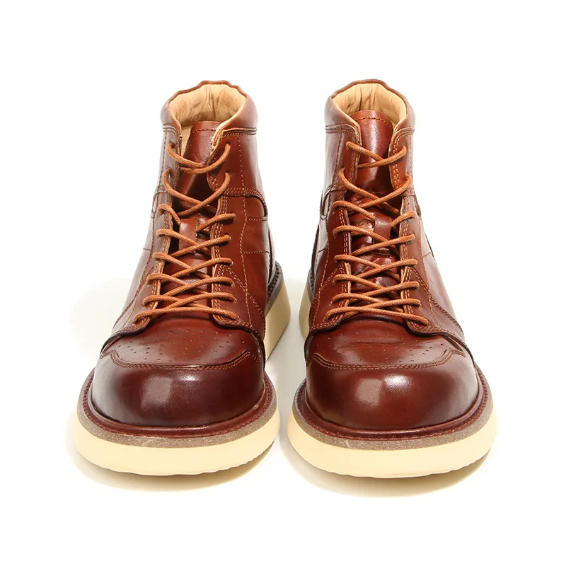 KOWM Botas de trekking piel de caballo con suela Goodyear - imagen 2