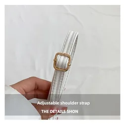 Bolso de hombro tejido ligero y versátil para mujer