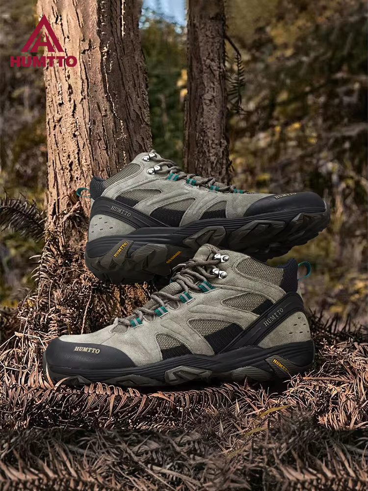 HUMTTO Botas tácticas impermeables de cuero outdoor y caza - imagen 3