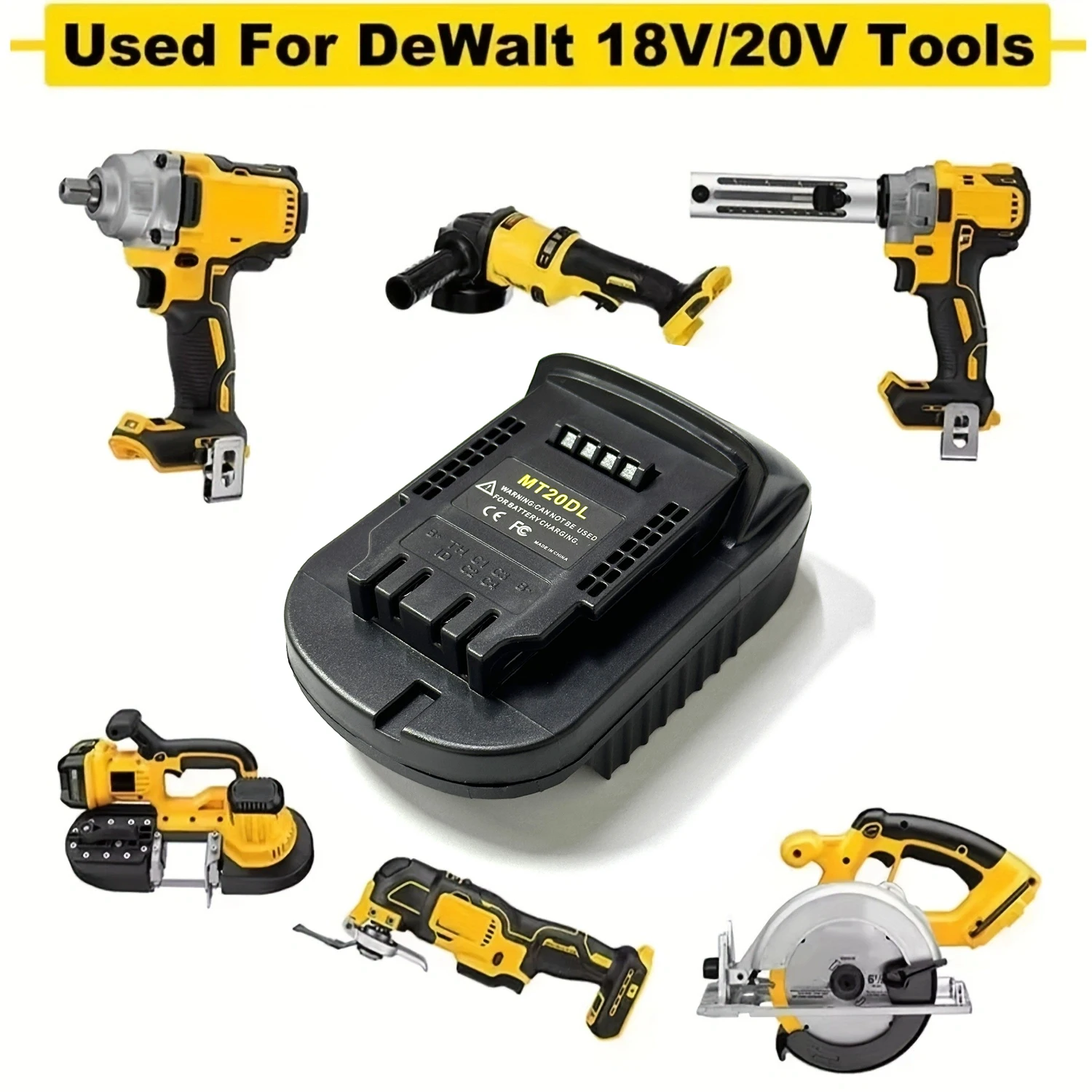 Adaptador de batería MT20DL Makita 18V a Dewalt 20V - imagen 2