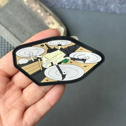 Parche Táctico Morale Bomber Quad Drone PVC Velcro – Insignia para Mochila Militar