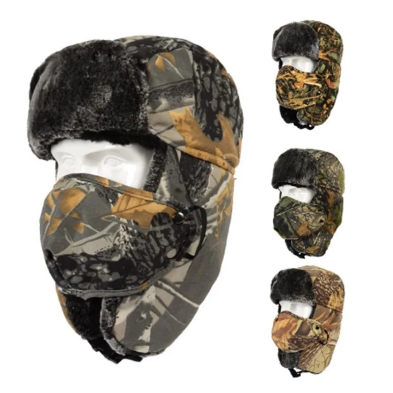 Gorro camuflaje biónico táctico con protección auditiva y viento - imagen 5