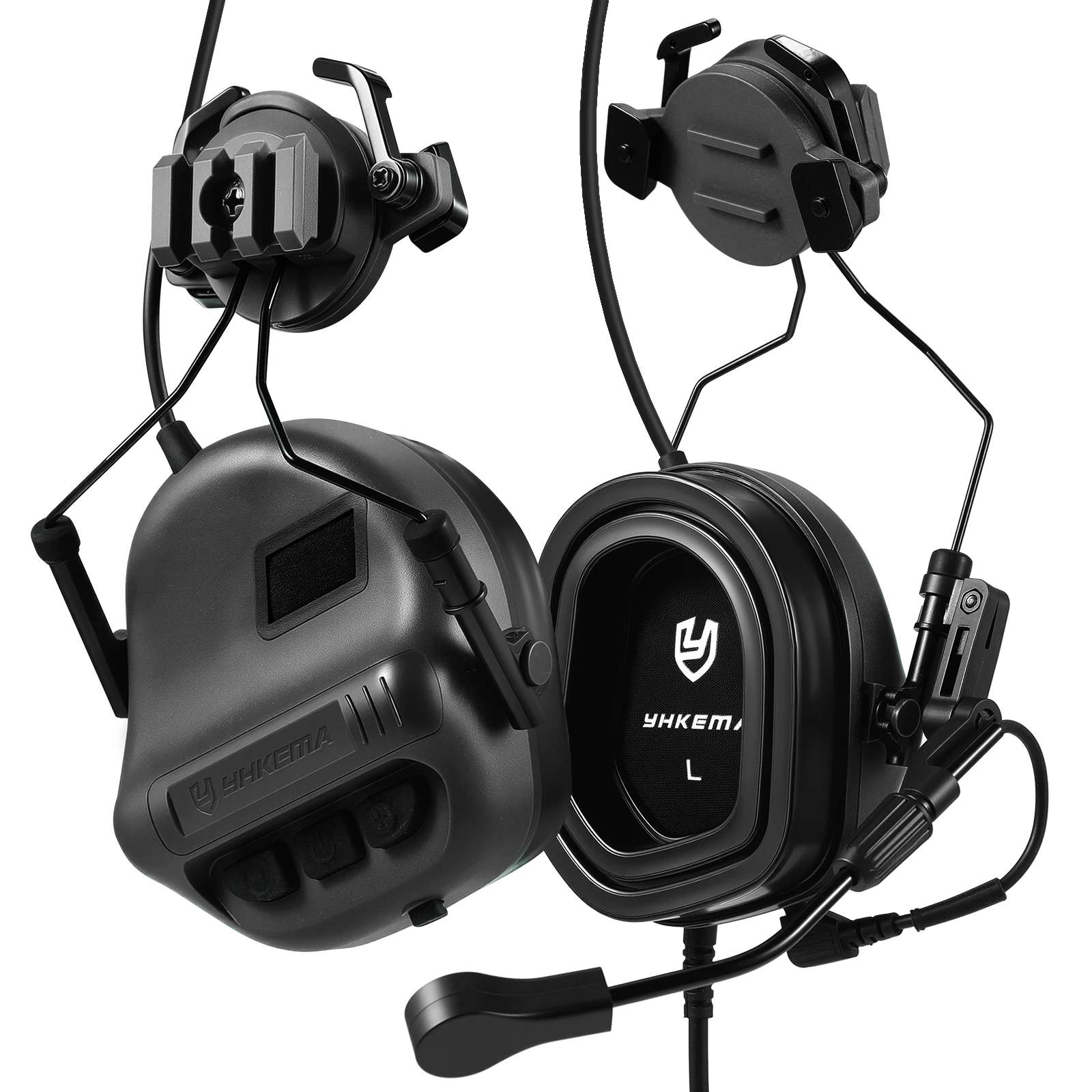 Auriculares tácticos E80 con protección auditiva