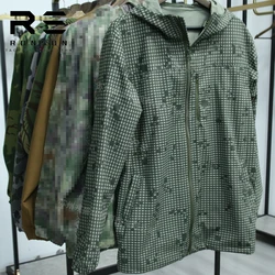 Chaqueta táctica con capucha hombre – Camuflaje invierno