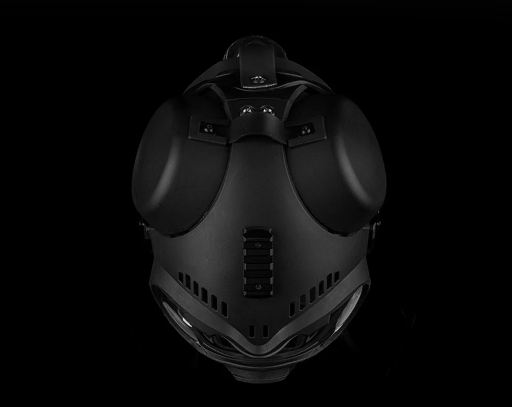 Casco táctico completo con gafas