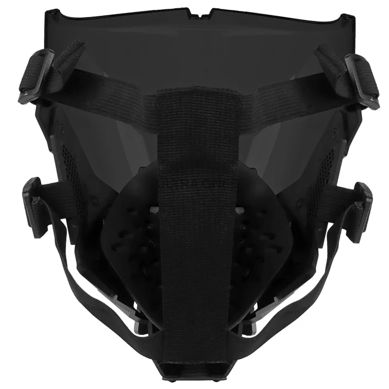 Máscara facial táctica antiniebla para airsoft - imagen 2