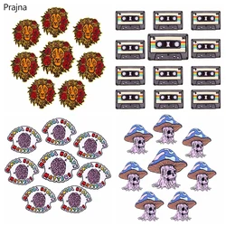 Prajna Parches bordados termoadhesivos Punk Rock animales