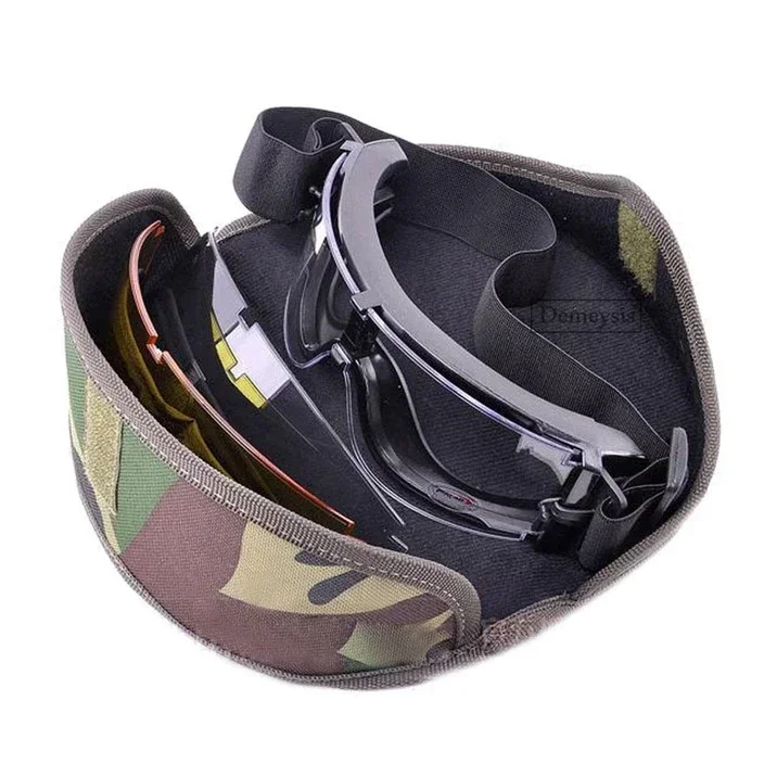 Gafas tácticas Airsoft lentes intercambiables anti viento - imagen 5